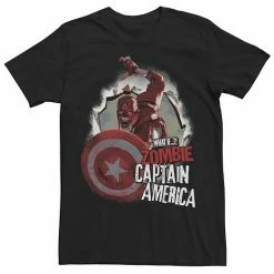 Licensed Character Men's Marvel What If Captain America Zombie Burst Poster Tee Cardinal -Licensed Character Shop unnamed file 24044