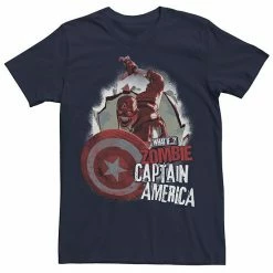 Licensed Character Men's Marvel What If Captain America Zombie Burst Poster Tee Cardinal -Licensed Character Shop unnamed file 24045