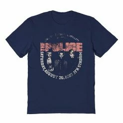 Licensed Character Men's The Police Tee Blue