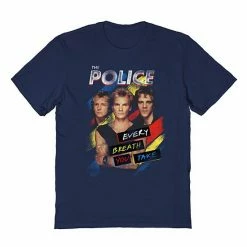 Licensed Character Men's The Police Tee Blue