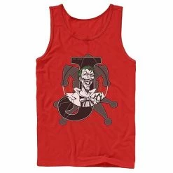 Licensed Character Men's DC Comics Joker Card Laughing Poster Tank Top Navy -Licensed Character Shop unnamed file 24101
