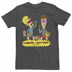 Licensed Character Men's Beavis & Butthead Snacks On The Curb Logo Tee Light Blue 10 Licensed Character Men's Beavis & Butthead Snacks On The Curb Logo Tee Light Blue -Licensed Character Shop unnamed file 24135