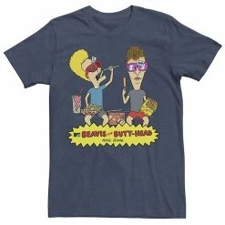 Licensed Character Men's Beavis & Butthead Snacks On The Curb Logo Tee Light Blue 11 Licensed Character Men's Beavis & Butthead Snacks On The Curb Logo Tee Light Blue -Licensed Character Shop unnamed file 24136