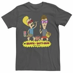 Licensed Character Men's Beavis & Butthead Snacks On The Curb Logo Tee Light Blue 13 Licensed Character Men's Beavis & Butthead Snacks On The Curb Logo Tee Light Blue -Licensed Character Shop unnamed file 24138