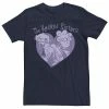 Licensed Character Men's Cartoon Network Ed, Edd & Eddy The Kanker Sisters Purple Hue Heart Portrait Tee Royal -Licensed Character Shop unnamed file 24191
