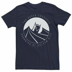 Licensed Character Men's DC Comics Batman The Caped Crusader Text Poster Tee Navy Heather -Licensed Character Shop unnamed file 24214