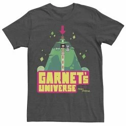Licensed Character Mens Cartoon Network Steven Universe Garnet's Universe Cartoon Tee Cardinal