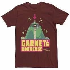 Licensed Character Mens Cartoon Network Steven Universe Garnet's Universe Cartoon Tee Cardinal -Licensed Character Shop unnamed file 24246