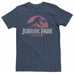 Licensed Character Men's Jurassic Park Gradient Sunset Logo Icon Tee Charcoal -Licensed Character Shop unnamed file 24254