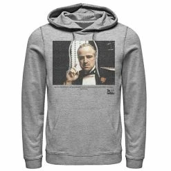 Licensed Character Men's The Godfather The Don Hoodie Athletic Heather -Licensed Character Shop unnamed file 24260