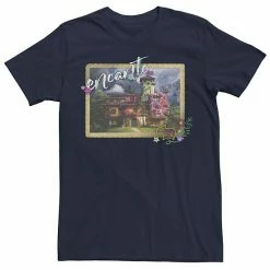 Licensed Character Men's Disney Encanto House Framed Portrait Tee Charcoal