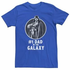 Licensed Character Men's Star Wars Darth Vader #1 Dad In The Galaxy Tee Charcoal Heather -Licensed Character Shop unnamed file 24292