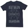 Licensed Character Men's DC Comics Batman Gotham City Guardian Text Poster Tee Charcoal Heather -Licensed Character Shop unnamed file 24308