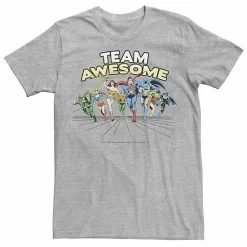Licensed Character Men's DC Comics Justice League Team Awesome Group Tee Athletic Heather -Licensed Character Shop unnamed file 24331