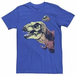 Licensed Character Men's Jurassic Park T-Rex Sunset Color Fil In Graphic Tee Royal -Licensed Character Shop unnamed file 24334