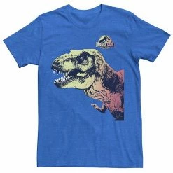 Licensed Character Men's Jurassic Park T-Rex Sunset Color Fil In Graphic Tee Royal -Licensed Character Shop unnamed file 24337