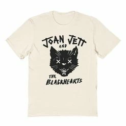 Licensed Character Men's Joan Jett & The Black Hearts Men's T-Shirt Natural