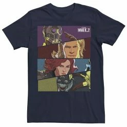 Licensed Character Men's Marvel What If Hero Slant Panels Tee Charcoal -Licensed Character Shop unnamed file 24356