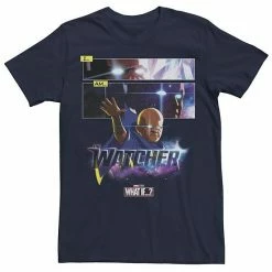 Licensed Character Men's Marvel What If The Watcher Panel Poster Tee Charcoal -Licensed Character Shop unnamed file 24358