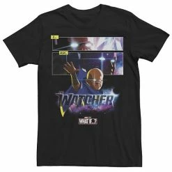 Licensed Character Men's Marvel What If The Watcher Panel Poster Tee Charcoal -Licensed Character Shop unnamed file 24360