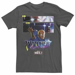 Licensed Character Men's Marvel What If The Watcher Panel Poster Tee Charcoal -Licensed Character Shop unnamed file 24361