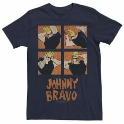 Licensed Character Men's Cartoon Network Johnny Bravo Box Up Hairdo Tee Charcoal -Licensed Character Shop unnamed file 24372