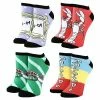 Licensed Character Women's Friends Box 4-Pair Pack Ankle Socks -Licensed Character Shop unnamed file 2440