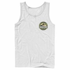 Licensed Character Men's Jurassic Park Staff Logo Pocket Patch Graphic Tank Top Black -Licensed Character Shop unnamed file 24411
