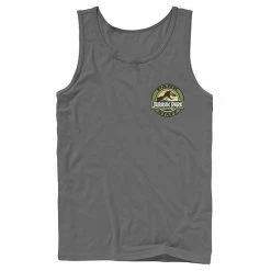 Licensed Character Men's Jurassic Park Staff Logo Pocket Patch Graphic Tank Top Black -Licensed Character Shop unnamed file 24413