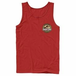Licensed Character Men's Jurassic Park Staff Logo Pocket Patch Graphic Tank Top Black -Licensed Character Shop unnamed file 24416