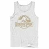 Licensed Character Men's Jurassic Park Beige Flat Movie Logo Tank Royal -Licensed Character Shop unnamed file 24424