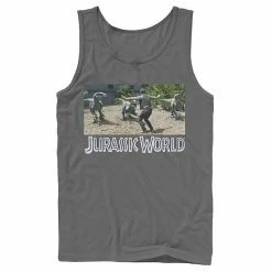 Licensed Character Men's Jurassic World Owen Raptor Pack Trainer Graphic Tank Top White -Licensed Character Shop unnamed file 24433