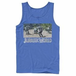 Licensed Character Men's Jurassic World Owen Raptor Pack Trainer Graphic Tank Top White -Licensed Character Shop unnamed file 24435