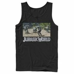 Licensed Character Men's Jurassic World Owen Raptor Pack Trainer Graphic Tank Top White -Licensed Character Shop unnamed file 24436