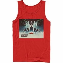 Licensed Character Men's Star Wars: The Empire Strikes Back 40th Anniversary Poster Tank Charcoal