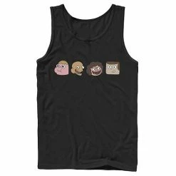 Licensed Character Men's Cartoon Network Clarence And Friends Portrait Line-Up Tank Navy -Licensed Character Shop unnamed file 24487