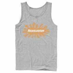 Licensed Character Men's Nickelodeon Classic Splatter Logo Tank Top Charcoal -Licensed Character Shop unnamed file 24494