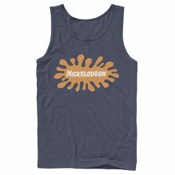 Licensed Character Men's Nickelodeon Classic Splatter Logo Tank Top Charcoal -Licensed Character Shop unnamed file 24495