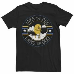 Licensed Character Men's Cartoon Network Adventure Time Jake The Dog Land Of Ooo Tee Char Heat -Licensed Character Shop unnamed file 24500