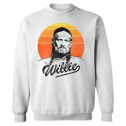 Licensed Character Men's Willie Nelson Sunset Gradient Sweatshirt