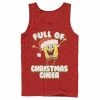 Licensed Character Men's SpongeBob SquarePants Full Of Cheer Tank Royal -Licensed Character Shop unnamed file 24534