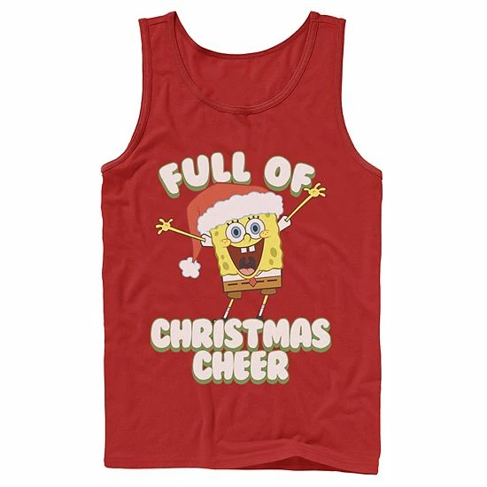 Licensed Character Men's SpongeBob SquarePants Full Of Cheer Tank Royal 7 Licensed Character Men's SpongeBob SquarePants Full Of Cheer Tank Royal - Image 5
