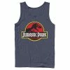 Licensed Character Men's Jurassic Park Red & Yellow Outline Logo Graphic Tank Top -Licensed Character Shop unnamed file 24556
