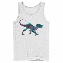 Licensed Character Men's Jurassic World Raptor DNA Scene Fill Tank Athletic Heather -Licensed Character Shop unnamed file 24565