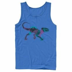 Licensed Character Men's Jurassic World Raptor DNA Scene Fill Tank Athletic Heather -Licensed Character Shop unnamed file 24566