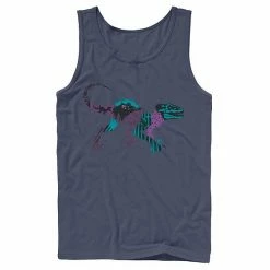 Licensed Character Men's Jurassic World Raptor DNA Scene Fill Tank Athletic Heather -Licensed Character Shop unnamed file 24568