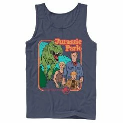 Licensed Character Men's Jurassic Park Vintage Characters Life Finds A Way Tank Athletic Heather -Licensed Character Shop unnamed file 24576