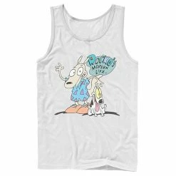 Licensed Character Men's Nickelodeon Rocko's Modern Life Show Intro Tank Charcoal -Licensed Character Shop unnamed file 24582