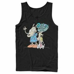 Licensed Character Men's Nickelodeon Rocko's Modern Life Show Intro Tank Charcoal -Licensed Character Shop unnamed file 24583