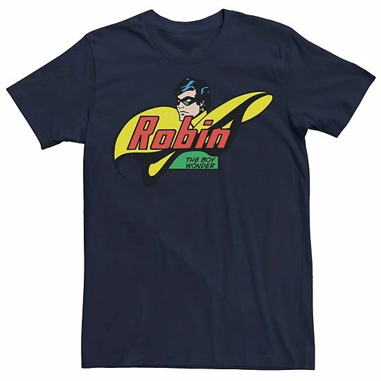 Licensed Character Men's DC Comics Robin The Boy Wonder Comic Tee Royal 3 Licensed Character Men's DC Comics Robin The Boy Wonder Comic Tee Royal
